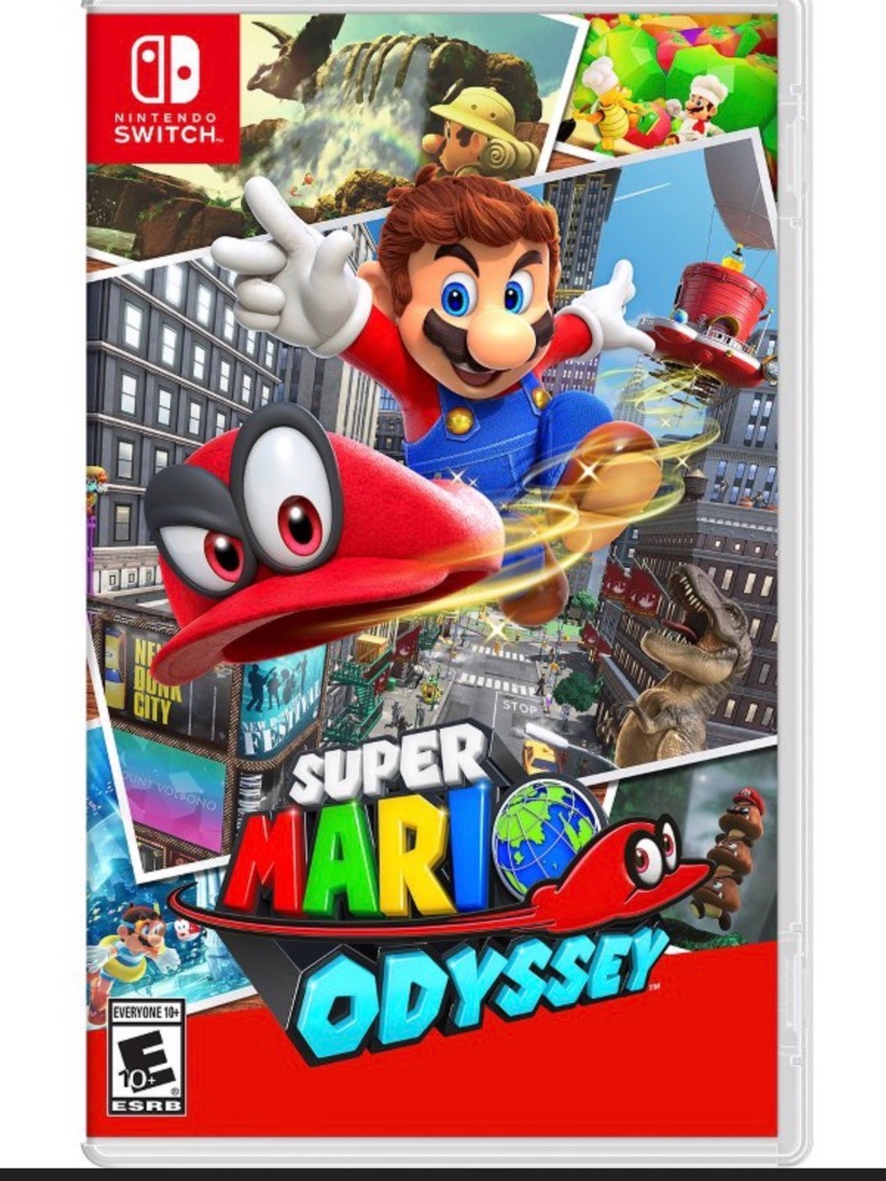 Nintendo Super Mario Odyssey - Red, Blue